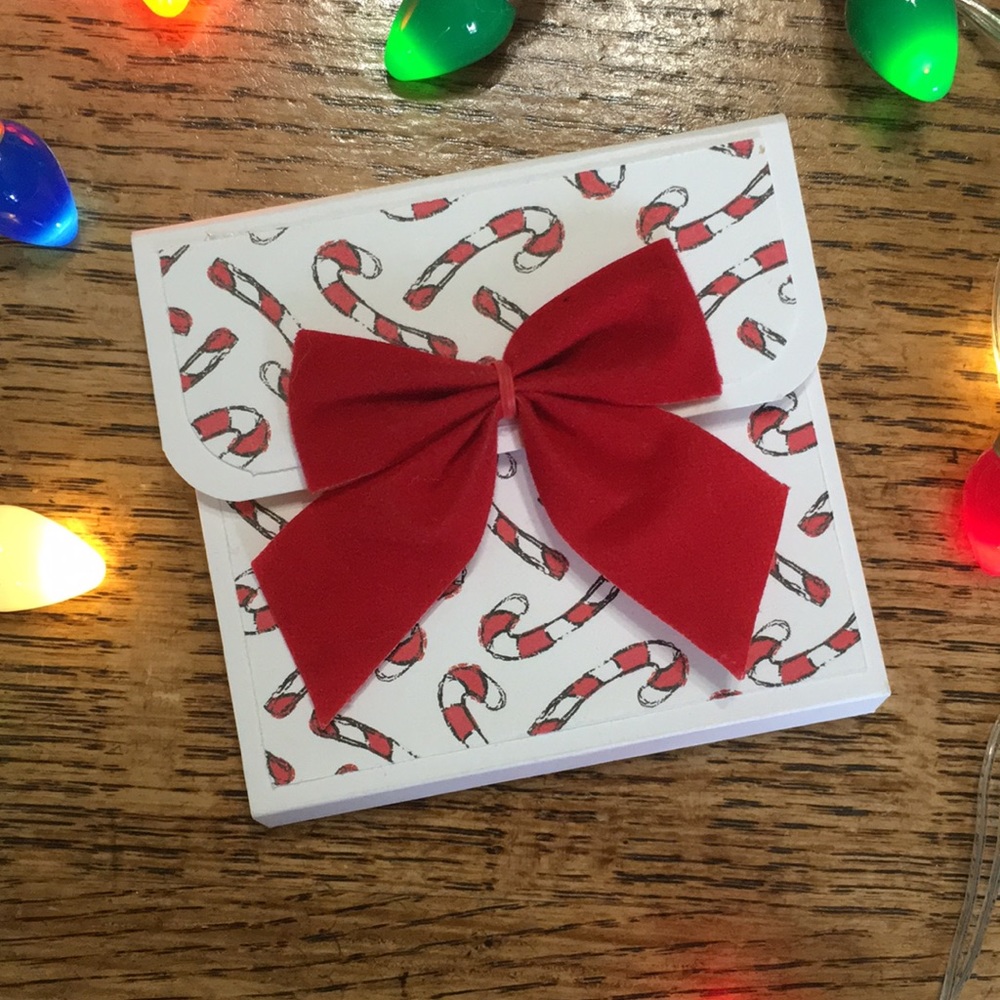 Christmas post-it note holder